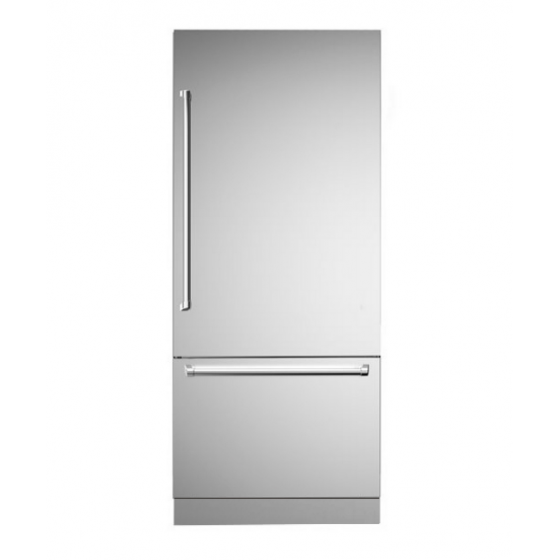 BERTAZZONI RBM90S5FPNS X MAS Εντοιχιζόμενος Ψυγειοκαταψύκτης PREMIUM SLOT-IN 91cm Inox